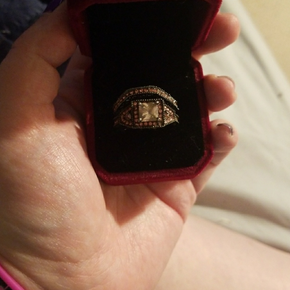 Wedding band set